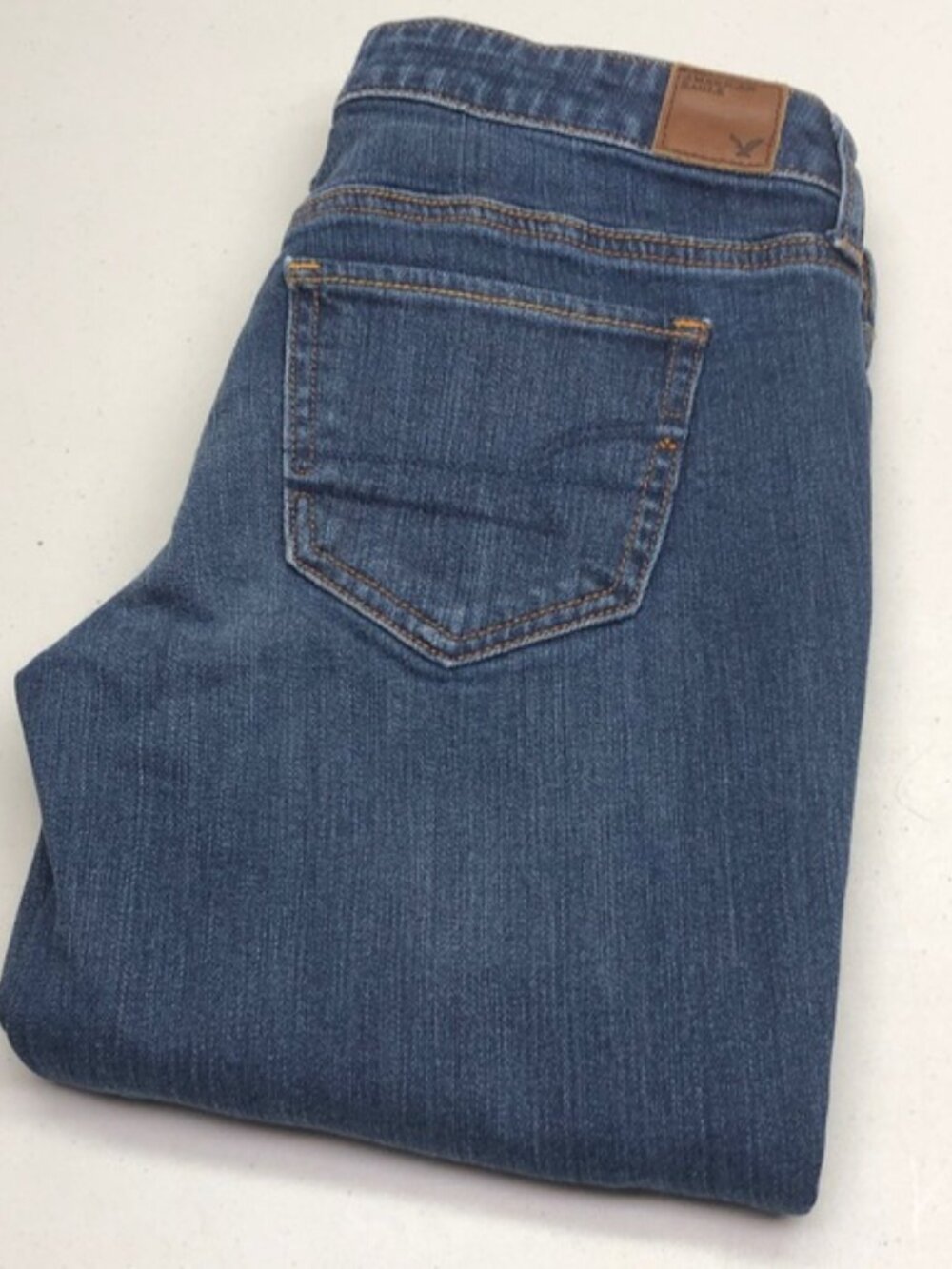 AMERICAN EAGLE MID-RISE SUPER SKINNY JEANS 4/27x29 ⭐️